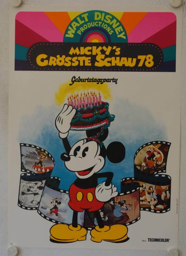 Mickys größte Schau 78 originales deutsches Filmplakat